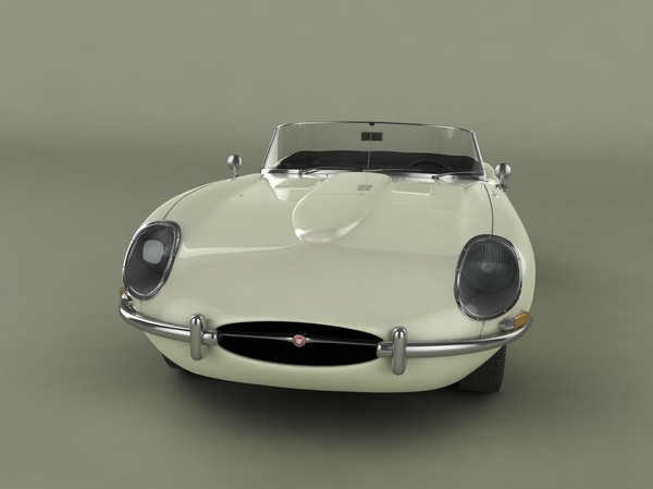 roadster sport 3d model - Jaguar E-type... by desmonster